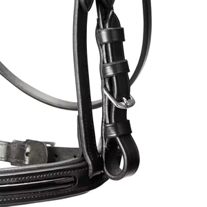 Harnais en cuir pour cheval avec sangles réglables et boucles métalliques pour une manipulation sécurisée - Product Image 5