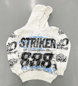 Sudadera con Capucha Personalizada de Corte Regular para Deportes de Motor, de Forro Polar Sólido, Mezcla de Algodón Pesado, Transpirable, Ecológica, para Invierno, Estilo Urbano - Product Image 4