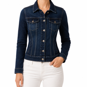 Chaquetas Vaqueras para Mujer con Cierre de Botones, Cuello Camisero, Hechas en Fábrica a Bajo Precio, Chaqueta de Mujer de la Mejor Calidad - Product Image 2