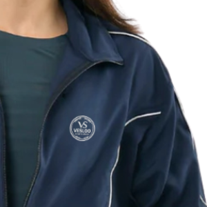 เสื้อแจ็คเก็ตผู้หญิง Signature Track สีสันปรับแต่งได้ พรีเมียม เสื้อแจ็คเก็ตเล่นกีฬาสำหรับผู้หญิง พิมพ์ลาย ถักทอ เป็นมิตรกับสิ่งแวดล้อม ระบายอากาศได้ดี น้ำหนักเบา - Product Image 4