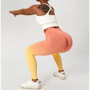 High Compression Seamless Yoga Pants – <b>Plus</b> <b>Size</b> High Waist Colorful Gym <b>Leggings</b> Women's Sportswear Wholesale - Product Image 5