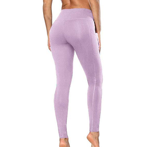 Leggings de yoga anti-rétrécissement pour femmes, haute qualité, confortables, séchage rapide, matière douce, taille élastique. - Product Image 3