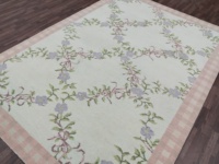 Tapis persan abstrait pastel noué à la main de haute qualité à bas prix |   Tapis Abusan fait main en laine/soie, 2x3 mètres, antidérapant, adapté aux animaux domestiques