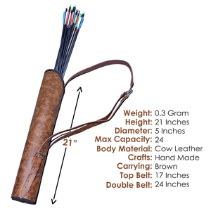 En gros, Flècheira de tir à l'arc en cuir véritable de qualité supérieure, fabriquée en usine, tailles et couleurs personnalisées - Product Image 3