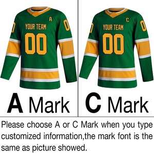 Camiseta de Hockey sobre hielo para hombre, camisa de calidad prémium fabricada en fábrica, adecuada para equipos y clubs - Product Image 3