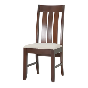 Premium Hardwood 5-Piece <b>Dining</b> Set 4 Seater Espresso Wood Table and Cushioned Vertical Slat <b>Chairs</b> Sustainable <b>Dining</b> Furniture - Product Image 5