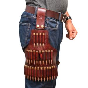 Ceinture de chasse en cuir de vachette avec doublure intérieure rembourrée - Product Image 1