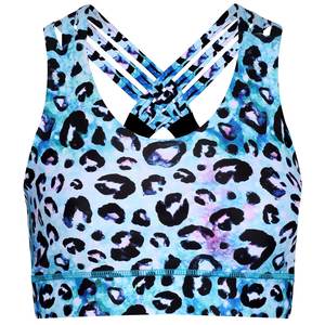 Sujetador deportivo transpirable de alto soporte con cuello en U, diseño de espalda hermosa, para yoga y running, top de fitness para mujer, venta al por mayor personalizada - Product Image 1