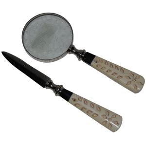 Artesanía India Metal Vintage lupa venta al por mayor Color bronce aspecto antiguo diseño ojo vidrio buena calidad nuevo diseño 2025 - Product Image 1