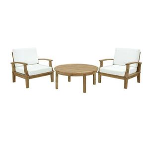 โซฟาไม้สักสำหรับลานบ้าน ผลิตในอินโดนีเซีย เฟอร์นิเจอร์ไม้เนื้อแข็ง - Product Image 1