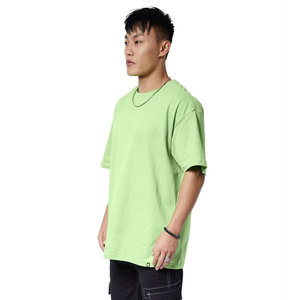 Camiseta Oversize de Streetwear para Hombre, Diseño Personalizado, Transpirable, de Lona, Alta Calidad, Verano, Venta al Por Mayor - Product Image 3