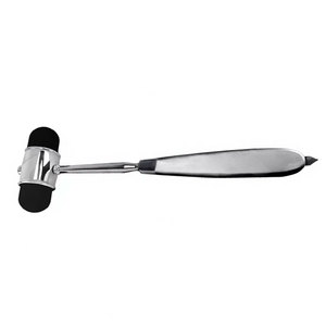 9 Inch Dual Rubber Head Hammer with <b>Needle</b> Diagnostic Instrument Professional Reflex Testing Tool Neurological Examination - Product Image 6