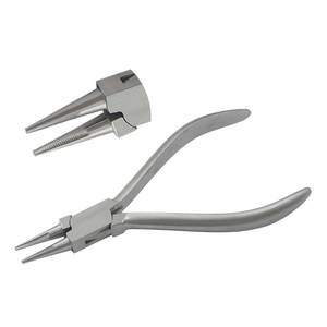 130mm Matt Finish Nose Plier Serrated Jaws for Jewelry Making DIY Crafts Crimping Fishing OEM Customizable Circlip Application - Product Image 1