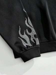 Long Sleeve Plain Hoodie Soft Fabric Hooded Sweatshirt Front Pocket Casual Apparel for Men Women - Product Image 2