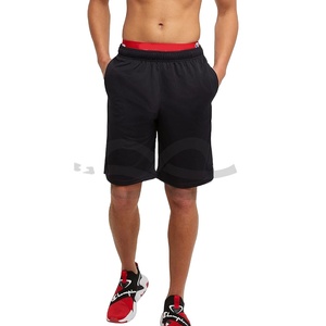 Logo personnalisé vierge de qualité supérieure Polyester Gym Mesh Sports Athletic Running Shorts pour hommes Léger Respirant Fitness Basketball - Product Image 1