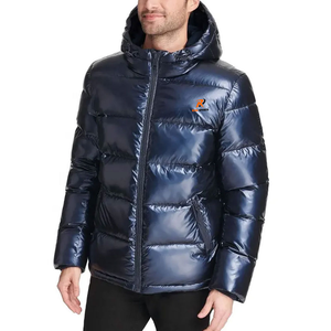 Veste d'hiver unisexe à capuche pour hommes et femmes, coupe ample, grande taille, doudoune respirante à fermeture éclair, prix bas - Product Image 4