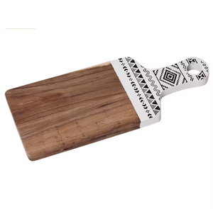 Tabla de Cortar de Madera con Diseño Esmaltado, Nuevo Diseño, Más Vendida, para Uso en la Cocina y para Servir - Product Image 1