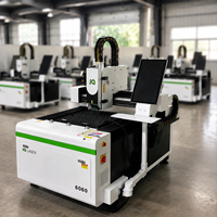 Machine de découpe laser à fibre CNC JQLASER 6060 pour petites pièces métalliques, applications de précision et industrielles
