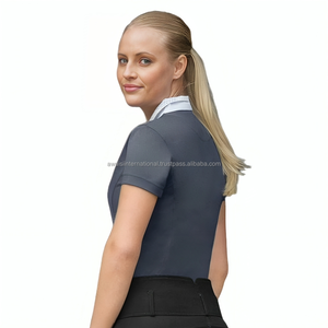 2024 camisa ecuestre de competición de caballos para mujer, camisetas de equitación, capas base para damas, ropa de competición para carreras de caballos - Product Image 3