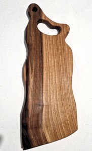 Planche à découper en noyer grande taille 17 pouces, faite à la main, en bois massif à grain naturel, pour la cuisine, idéale pour les cadeaux de luxe et la vente en gros - Product Image 3