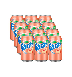 Latas de Refresco de Durazno Fanta Originales Garantizadas de 355 ml - Ideales para Operadores de Máquinas Expendedoras y Revendedores - Product Image 5