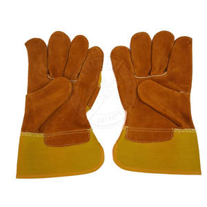 Guantes de Seguridad de Cuero de Último Diseño, Nueva Llegada en Oferta Online, Guantes de Seguridad de la Mejor Calidad Hechos en Pakistán para Adultos - Product Image 5