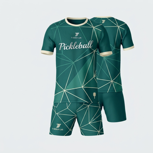 Uniformes de Pickleball Unisex de Alta Calidad, Ligeros, Corte Regular, 100% Poliéster, Manga Corta, Cuello Redondo, Ropa Deportiva para Todas las Temporadas - Product Image 5