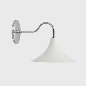 Applique murale moderne minimaliste CH avec abat-jour conique blanc, design géométrique, luminaire d'intérieur pour chambre à coucher et décoration intérieure - Product Image 3