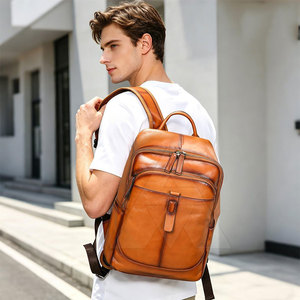 Online Sale Waterproof Leather <b>Backpack</b> New Style Leather <b>Backpack</b> Quality Made Leather <b>Backpack</b> - Product Image 5