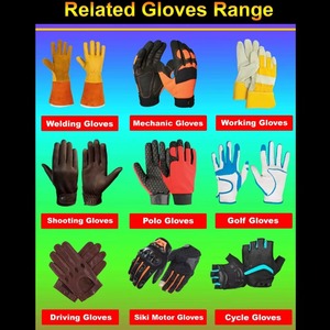 ถุงมือโปโล คาร์บอนไฟเบอร์ หนังแท้ ถุงมือกีฬา ทนทาน ขายส่ง สำหรับขี่ม้า ขี่จักรยาน ถุงมือสีดำ - Product Image 3