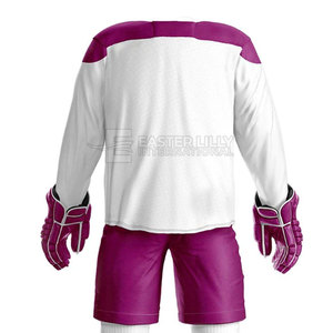 Ensemble de maillots et uniformes de hockey sur glace personnalisés en gros avec tissu respirant et à séchage rapide pour l'entraînement et les vêtements de sport - Product Image 6