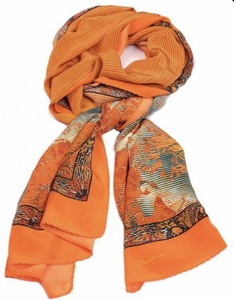 Summer Cotton <b>Square</b> <b>Scarf</b> Custom Label Logo Women Stylish Designer Handmade Ethnic Quick Dry Four Seasons Digital Print <b>Scarf</b> - Product Image 4