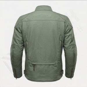 Veste de moto en cuir véritable pour homme de qualité supérieure, nouvelle arrivée, vestes de moto d'hiver, protections amovibles, personnalisables - Product Image 2