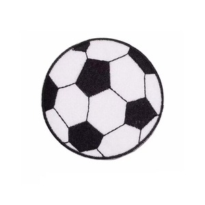 Patch brodé circulaire avec motif abstrait, badge en tissu thermocollant pour cadeaux - Product Image 3