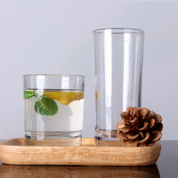 Vente en gros de verres à boisson en verre de haute qualité, à base épaisse, classiques, pour la maison, les restaurants, les bars et les hôtels