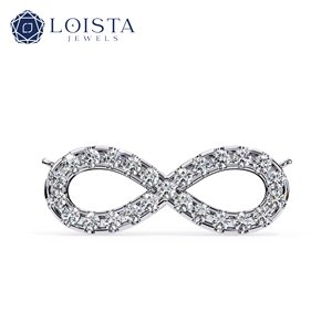 Pendentif Diamant CVD Détachable Starsgem Certifié IGI Or 18K 1ct DEF VVS Collier Solitaire Diamant - Product Image 1