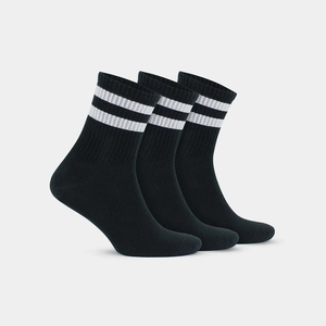 Chaussettes en fibre de coton noires pour le sport, protection de la cheville, orteil renforcé, course à pied, jogging, chaussettes pour hommes avec service OEM - Product Image 3