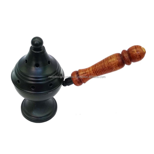 Brass <b>Incense</b> Burner Stand with Loban/Dhoop/Aarti for Home Office <b>Church</b>-Eco-Friendly Spring Season - Product Image 3