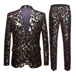 Costume 3 Pièces Homme Dernière Mode : Blazer, Pantalon Habillé et Veste – Idéal Mariage, Cérémonie, Affaires – Style Safari et Smoking - Product Image 3