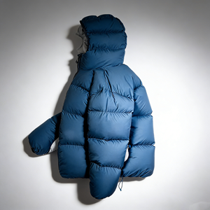 Blouson matelassé à capuche pour homme, manteau d'hiver épais avec cagoule intégrée, fermeture éclair intégrale, isolé pour l'extérieur - Product Image 2