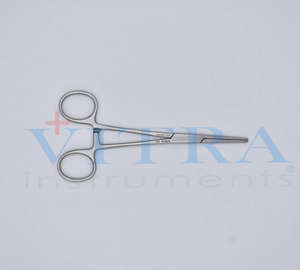 Pinzas de Arteria Crílea de Alta Calidad de 14 cm Rectas - Pinzas Hemostáticas de Acero Inoxidable - Pinzas Quirúrgicas para Uso Hospitalario y Dental - Product Image 1