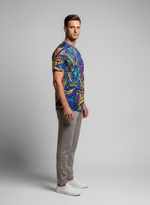Custom Logo <b>Men</b> Sublimation T-Shirts Long Sleeve Oversized Ringer Streetwear Thermal <b>Pullover</b> Sublimation T-Shirts For <b>Men</b> - Product Image 3