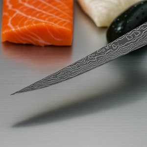A&M Enterprises Handmade Forged Damascus Steel Fillet <b>Knife</b> <b>Fish</b> Meat Preparation Resin Handle Survival Hunting <b>Knife</b> OEM - Product Image 2