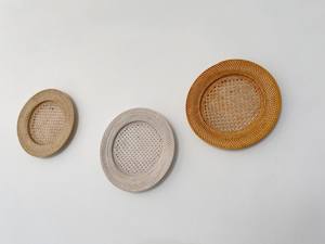 Fabricante de placas cargadoras de ratán tejidas a mano mimbre de bambú natural decoración de mesa de comedor ecológica Vietnam - Product Image 3