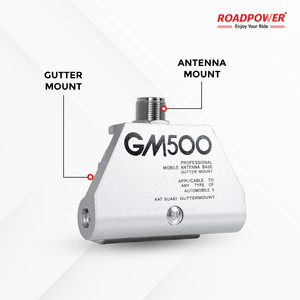 Support d'antenne mobile professionnel Roadpower (ANT-215 GM500) à fixation sur gouttière, universel pour véhicules, construction robuste - Product Image 5