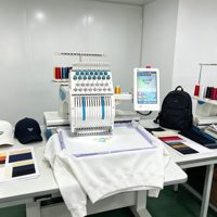 Machine à broder à grande vitesse, machine à broder informatisée pour applications industrielles avec des résultats précis