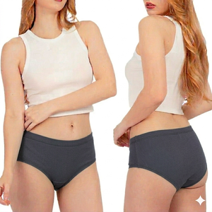 Braguitas Hipster para Mujer, Suaves y Refinadas, Tejido Liso para Uso Diario, Transpirables, Ecológicas, Elásticas y de Cobertura Total - Product Image 1