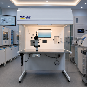 Estación de Trabajo Vertical para Laboratorio de FIV |   Mesa de Trabajo con Flujo de Aire Laminar HEPA para Laboratorios de Investigación en Embriología, OEM, ODM, ISO Clase 5, CE - Product Image 3