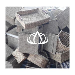 PREMIUM QUALITY 2026 Water Hyacinth Tray <b>Basket</b> for <b>Storage</b> and Serving Safe Clean Material Strong Durable - Product Image 1