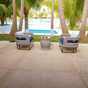 Modern Outdoor UV-Resistant PE Rattan Bistro Set Black Eco-Friendly <b>Waterproof</b> Patio Furniture Aluminum Frame High-Density Foam - Product Image 6